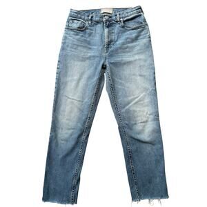 Everlane High Rise Cropped Light Wash The Cheeky Jean Size 29 26" Inseam